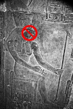  (scepter): held by Egyptian god Hxrus